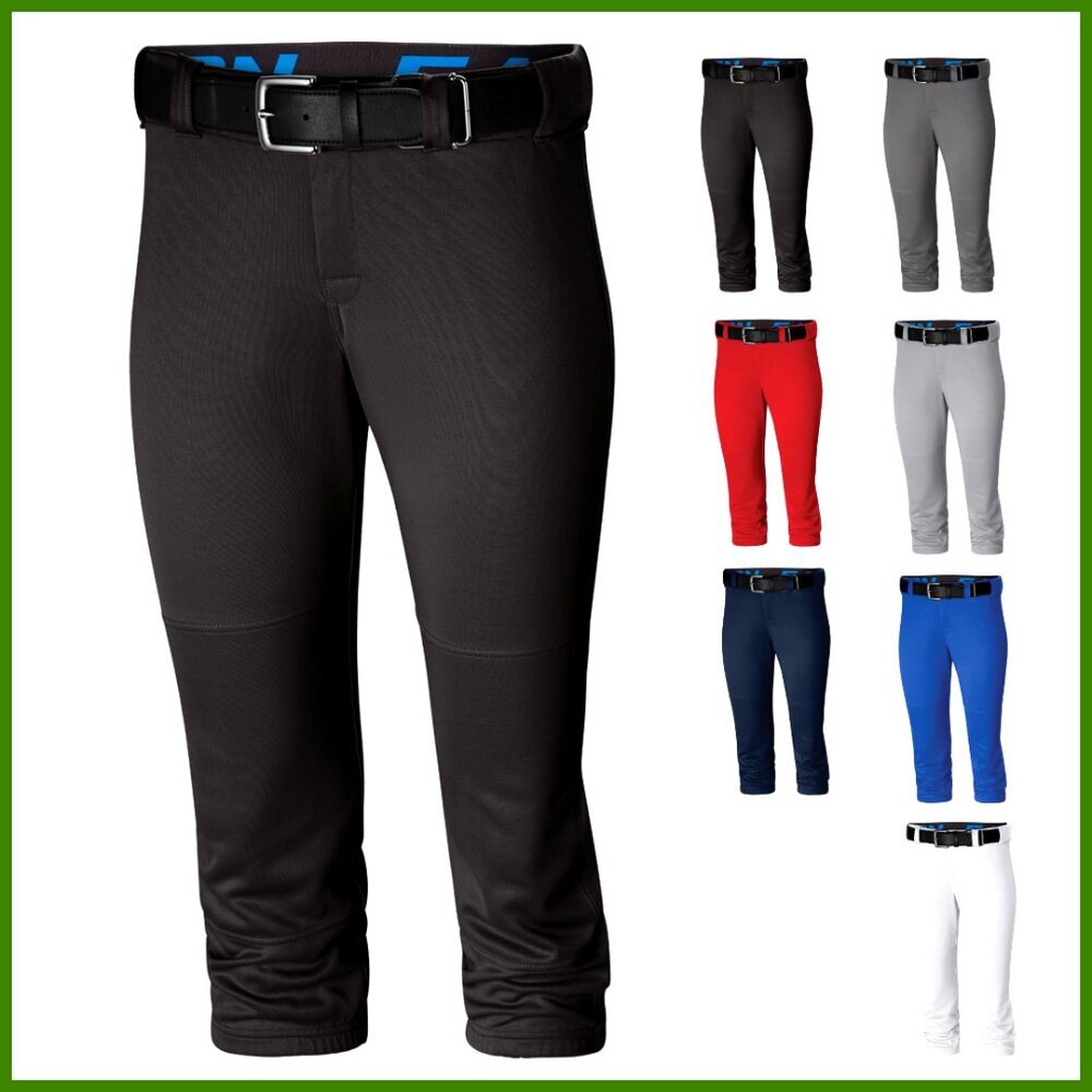 100% Polyester Fastpitch Softball Pants with Reinforced Knees